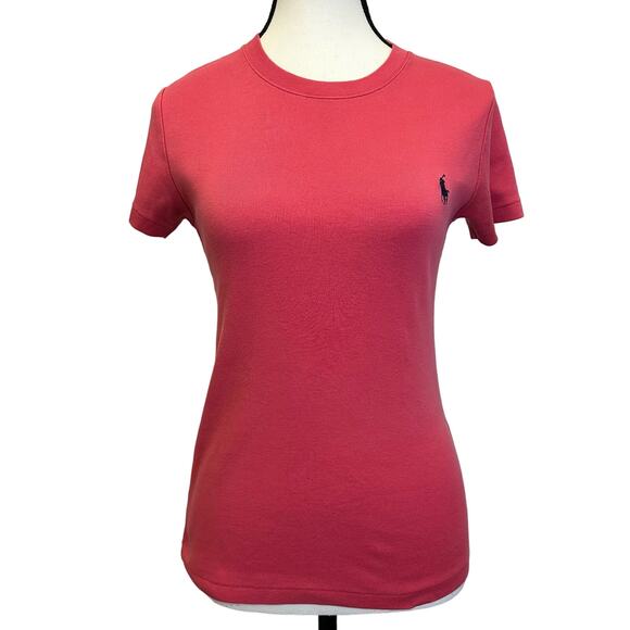 Ralph Lauren Sport Pink T-Shirt - Size Medium - 100% Cotton - Picture 1 of 7